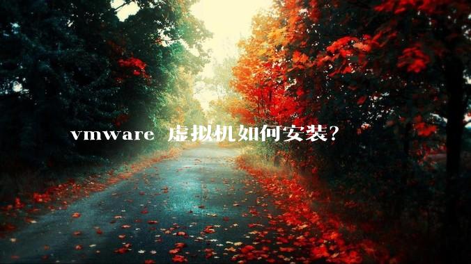 vmware 虚拟机如何安装？
